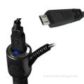 Micro USB and Coiled Wire Car Chargers, Lightweight and Easy to Carry
